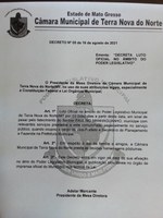 Câmara Municipal decreta Luto Oficial pelo falecimento do Sr. Paulino Manhaguanho