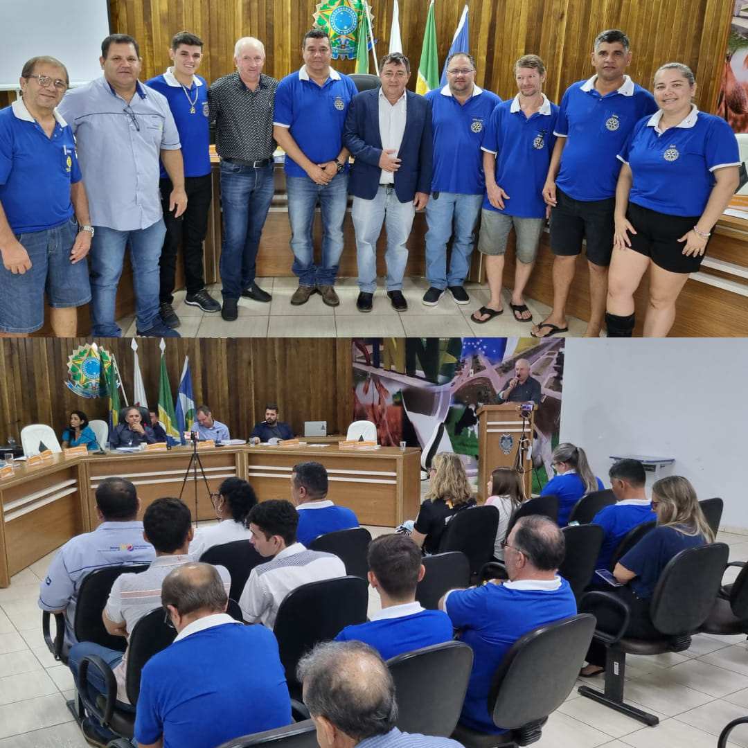 Projeto de lei de autoria do presidente da Câmara de Terra Nova, Oli Zenni considera de utilidade pública o Rotary Clube