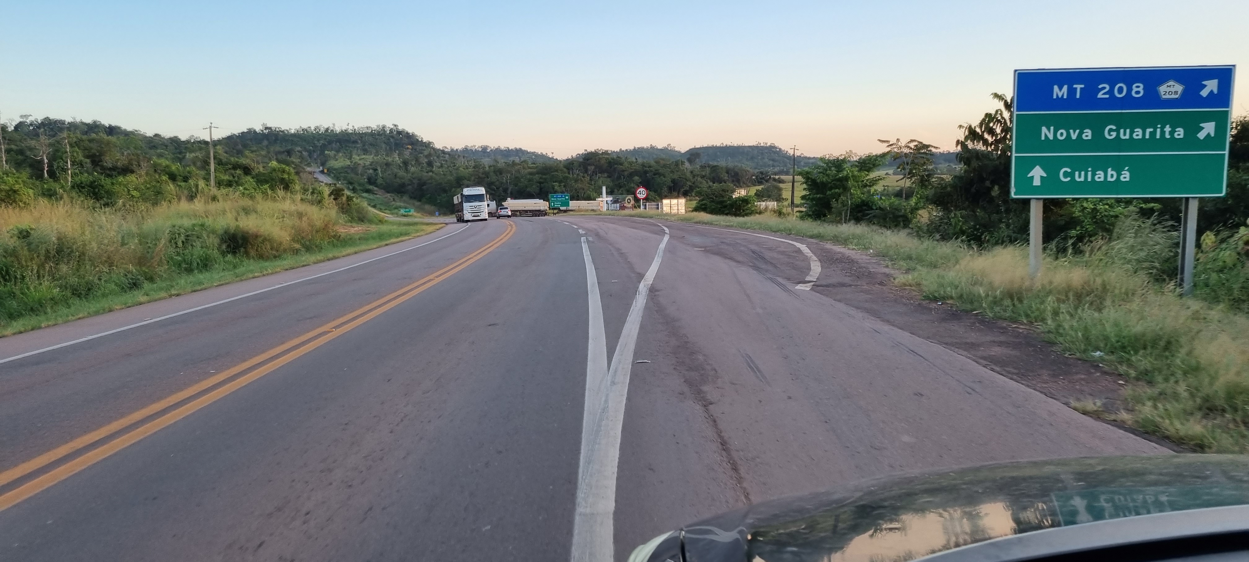 Vereador Adelar Marcante volta cobrar urgente melhoria no acesso da BR-163 com a MT-208, entrada para Nova Guarita