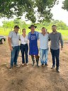 Vereador Nilson Paraguai junto com prefeito Pascoal, vice-prefeita Rose e secretário de saúde Rafinha fazem visita à Comunidade Santa Terezinha