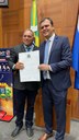 Vereador Nilson Paraguai recebe Título de Cidadão Mato-grossense das mãos do Deputado Estadual Thiago Silva