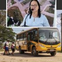 Vereadora Cleusa Zaleski pede construção de ponto de ônibus coberto para abrigar os alunos