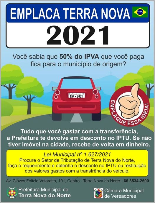 Vereadores aprovam mudança no projeto Emplaca Terra Nova e fazem homenagem ao ex-vereador José Sales