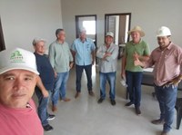 Vereadores e prefeito fazem visita ao Armazém Sastre que está com as obras quase finalizadas em Terra Nova do Norte